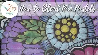 Pan Pastels and Stencils: Best Friends Forever!! | Blending Pan Pastels