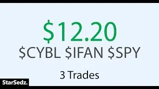 Trading $CYBL, Closing $IFAN Trade and one Small $SPY Long - Live Daytrading Commentary