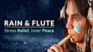 Healing Flute and Rain - Native American Music for Emotional Healing, Stress Relief, Inner Peace