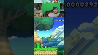 My Nephew's Hilarious First Time Playing Mario Deluxe! 😂 #shorts