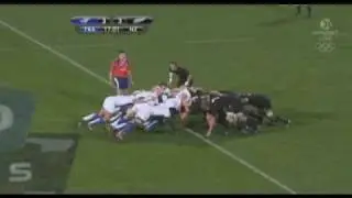 Test Match 13 June 2009 - NZ vs France - Fran&ccedil;ois Trinh-Duc's Try (France's 1st try)