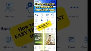 Easytrip Rfid loading thru Gcash #gcash #rfid