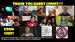 HARRY LENNIX ZOOM VISIT! Thank you so much Harry for visiting with Super Kids and Families