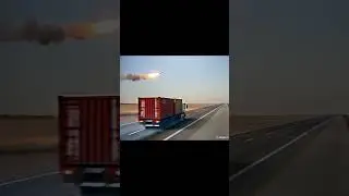 Pinaka missile strikes container truck