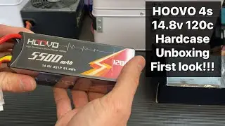 HOOVO 4S Lipo Battery 14.8V 5500mAh 120C Unboxing & Overview!