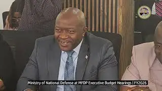 Ministry of National Defense at MFDP Executive Budget Hearings  FY2026