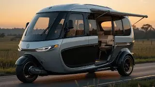 🔥 Travel Like Never Before – The Most INSANE 3-Wheeled RV You MUST See!😱
