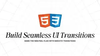 Seamless Page Transitions with the View Transitions API (Advanced HTML & CSS)