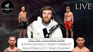 GAETHJE MASTERCLASS, SUGA SEAN IS BACK - UFC 324 LIVE REACTION | MDMMA