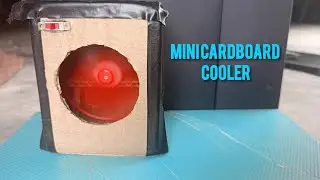 how to make minicooler how to make mini cooler cardboard gadget DIYcooler cardboard gadget
