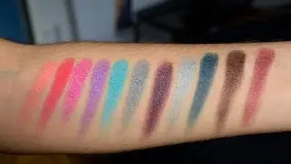 Colourpop Swatches