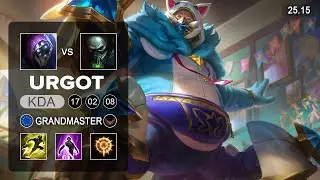 Urgot vs Jax Top - EUW Grandmaster - Patch 25.15 Season 15