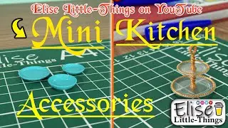 Mini Kitchen Plate set: ZBrush Sculpting and 3D Printing- Elise Little-Things