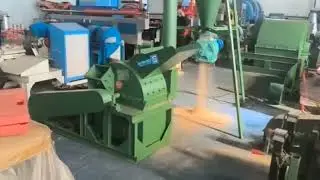 Sawdust machine #Log #Branch #Bamboo #Straw #Woodenboard #Crusher #Machine #FYP