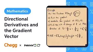 Directional Derivatives and the Gradient Vector Ft. PatrickJMT