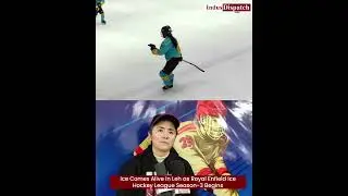 Ice Comes Alive in Leh as Royal Enfield Ice Hockey League Season-3 Begins#IceHockey #roayalenfield 