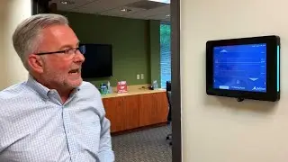 Visix Touch Room Sign Hands Free Interaction