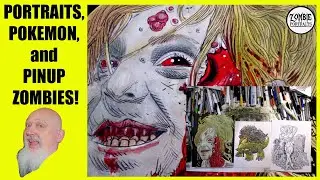 Zombie Portraits, Pok&eacute;mon and Pinups!