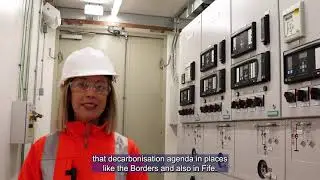 Jenny Gilruth visits Ferguslie power feeder station in Renfrewshire