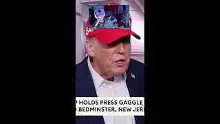 Breaking News: President Trump Holds Press Briefing & Plane Interview
