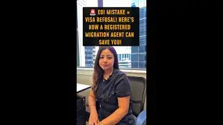 EOI MISTAKE  VISA REFUSAL! HERE IS HOW A REGISTERED MIGRATION AGENT CAN SAVE YOU! #shorts