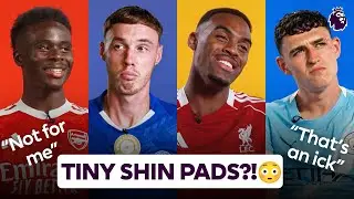 Are Tiny Shin Pads an Ick?! 👀 | Premier League Players React Part 1