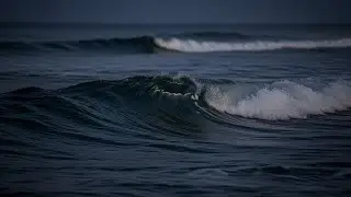 ( NO ADS ) Deep Sleep with Slow Ocean Waves | Relaxing Soundscape (dark Screen)