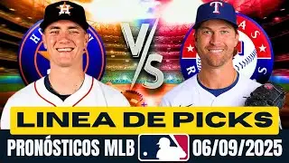 PRONOSTICOS DE MLB  PARA HOY 06 DE SEPTIEMBRE 🔥PARLAY GRATIS🔥