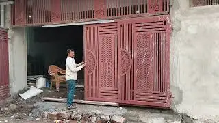My fabrication work new gate side sliding Hyderabad santhosh nagar My number 9494958023