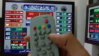 3. CLOCK TIME, DAY, ENGLISH DATE AND HIJRI DATE SETTING