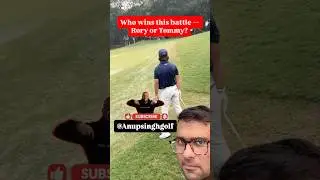 Rory vs Tommy | Righty vs Lefty Chip Battle | DP World Tour India 🇮🇳 #dpworldtour  #golfchallenge
