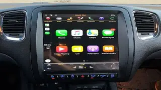 Как установить 12-дюймовую магнитолу Android PX6 Tesla Style Radio в Dodge Durango 2011 года