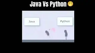 Java Vs Python 🤭 #programming #java #python #computerscience #coding #comedy #shorts