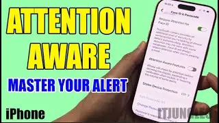 Скрывает ли iPhone оповещения? Включите/выключите функцию распознавания внимания.