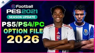 Pes 2021 Patch 2026 PC, PS5, PS4 Option File Update V1