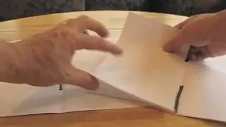 How to make a book by folding and cutting