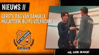 WELKOM SAMUELE! | Eerste dag van Samuele Mulattieri bij FC Volendam