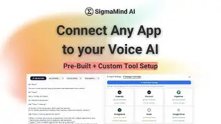 SigmaMind AI App Marketplace | Add Actions, Test APIs & Deploy from One Interface