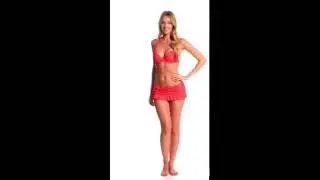 Betsey Johnson Swimwear Beach Club Solids Skirtini Bottom | SwimOutlet.com