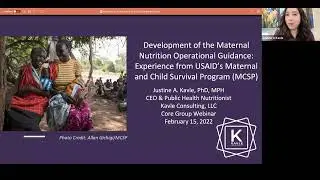 Opportunities to Strengthen Maternal Nutrition Programs within Health Systems