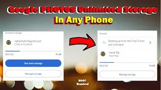 How To Get Google Photos Unlimited Storage In Any Phone | Free Unlimited Storage | No Mod | Root