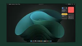 Make Windows 11 Looks Minimalist with Rainmeter - Dark Theme