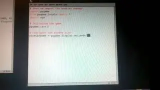 Python Basics - Pygame Chapter 1 - Game Template