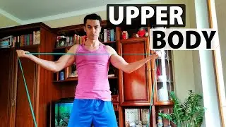 Home GYM UPPER Body Resistance Band Back Workout | Fitness Channel | Roman Lukianchuk