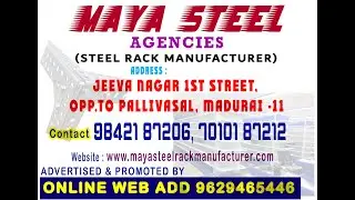 MAYA STEEL AGENCIES l STEEL RACK MANUFACTURER MADURAI