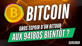 BITCOIN BULLISH 🔥 GROS ESPOIR D'UN RETOUR AUX 94K BIENT&Ocirc;T ? ANALYSE CRYPTO & NEWS ✅