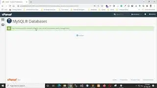 Creating MySQL Database and Database username and password in Live Server (CPANEL) Part-1