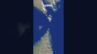 36 Year In 10 Seconds - Timelapse of Ice Melt in Killiniq Island and Resolution Island Area