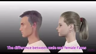 Male Face and Female Face