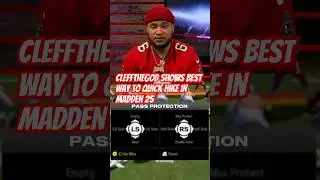 MCS champ Cleff shows best way to quick hike in Madden 25. #esports #shorts #zerochill